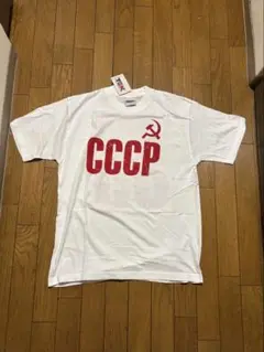 ヴィンテージ　ソビエト連邦製　モスクワ五輪　未使用　CCCP Tシャツ　ロシア