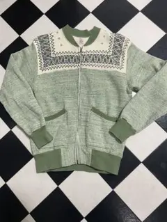 雪柄スウェット