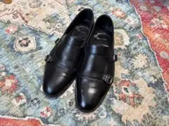 み*ん様 男性用革靴 ダブルモンク イタリアブランドSantoni - メルカリ