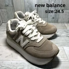 ニューバランス new balance 厚底 スニーカー くつ WL574ZSM