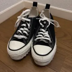 CONVERSE ALL STAR 厚底 スニーカー ブラック　ローカット