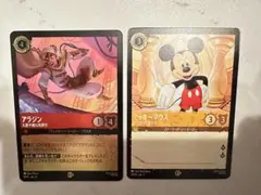 ディズニーロルカナ　カジュアルパーティ　アラジン ミッキーマウス 2枚セット