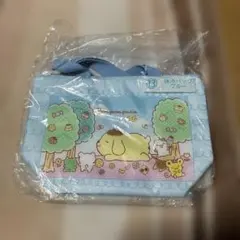 サンリオ　ポムポムプリン　保冷バック　水色