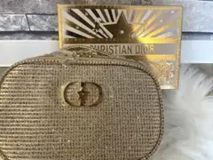 Christian Dior ゴールドポーチ