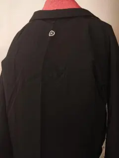 アンティーク羽織リサイクル羽織リサイクル黒羽織 一つ紋つき アンティーク着物に