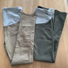 HAPPY UNION マタニティパンツ 2色セット