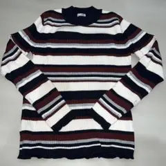 ボーダー長袖ニット Mサイズ