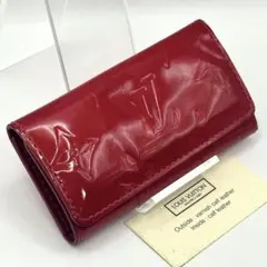【良品】LOUIS VUITTON ヴェルニ ミュルティクレ4 キーケース