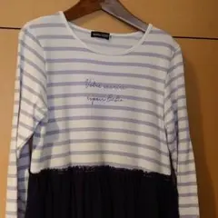 Bebe ベベ ワンピース チュール カットソー 140センチ