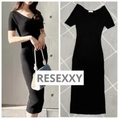 RESEXXY❤️フロントクロスニットワンピースのサムネイル