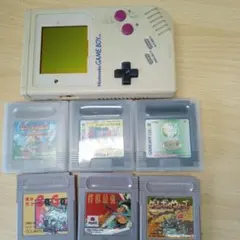Nintendo Game Boy 本体と6本のゲームソフト
