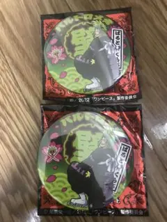 ワンピースRED缶バッチ　バルトロメオ