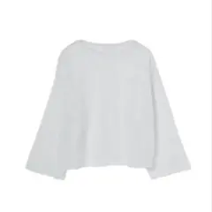 【新品未使用】Searoomlynn KIDモヘヤSheerプルオーバー　白