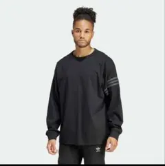 【公式】アディダス オリジナルNeuclassicロンT ブラック Sサイズ