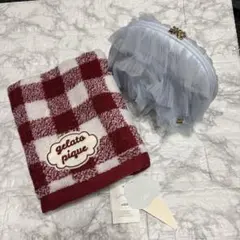 【新品未使用】ジェラートピケ　ポーチ＆フェイスタオルセット