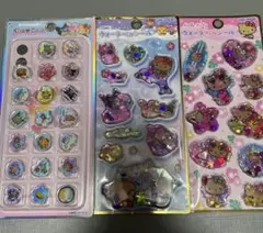 サンリオ日焼けウォーターシール2点サンリオ日焼けおはじきシールセット☆