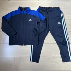 adidas ジャージセット ネイビー/ブルー120㎝