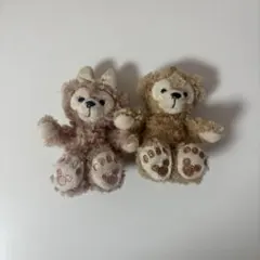 ダッフィー シェリーメイ ぬいぐるみチャーム 2点セット ディズニー