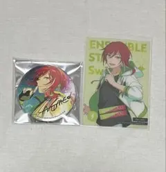 逆先夏目 缶バッジ クリアカード ポトレ缶