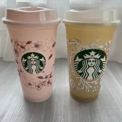 スターバックス　リユーザブルコールドカップ　サクラ