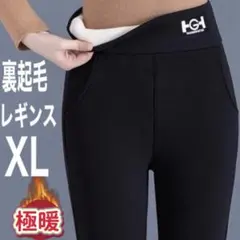 レギンスパンツ 裏起毛 極暖 XL 防寒 美脚 スキニー ストレッチ　レギパン