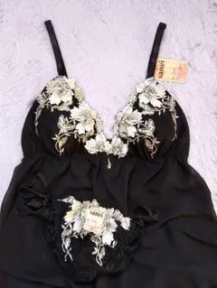 ＤＲＷ　グラジオラスflowerベビードール＆紐ショーツ