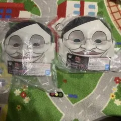 新品》　一番くじ　ダンダダン　D賞 セルポメン　2種　赤目　青目　お面