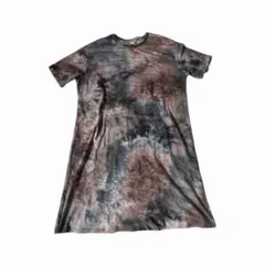 【超美品】SHEIN タイダイ柄 半袖ワンピース 11-12Yのサムネイル