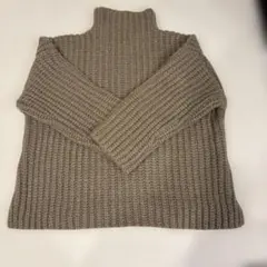 ミラオーウェン　　ふわふわニット　 ブラウン