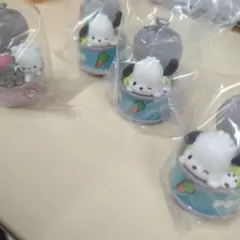 カンキャラ　ポチャッコ3個　ニャニィニュニェニョン1個