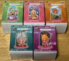 一番くじ　ワンピース　ガールズコレクション I賞 カードスタンドフィギュア５種