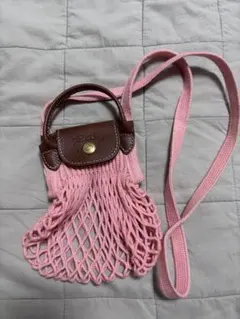 MADISONBLUE メッシュ ショルダーバッグ ピンク 2way - メルカリ