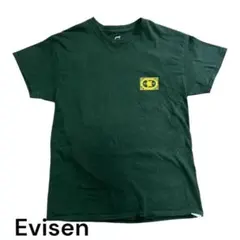 Evisen バックプリント Tシャツ ダークグリーン Mのサムネイル