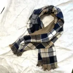 チェック　マフラー