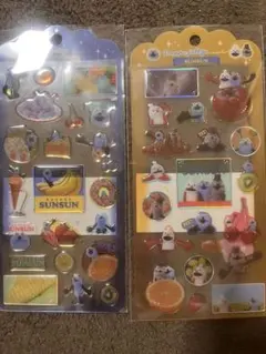 【正規品】うるちゅるPOPシール パペットスンスン ノンノン2枚セット【正規品】