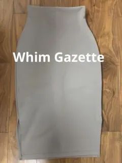 Whim Gazette ウィムガゼット　ジャージーサイドスリットスカート　新品のサムネイル