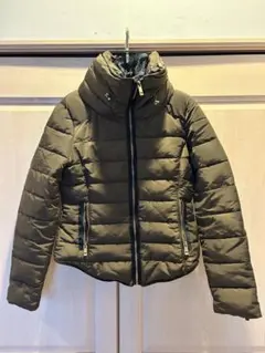 ZARA BASIC茶色　中綿ジャケット フィット感あり