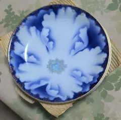 深川製磁 青白花柄 皿 5枚セット