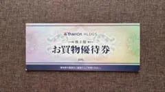 ヤマダ電機　株主優待券　5000円分