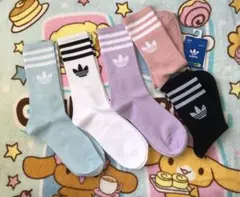 アディダス ソックス 5足セット カラフル　新品