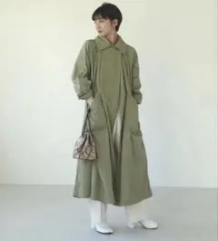 TODAYFUL トゥデイフル トレンチコート ロング カーキのサムネイル