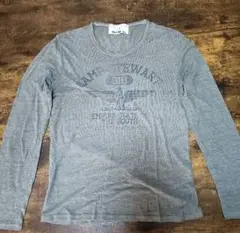 BACK NUMBER 長袖Tシャツ グレー Mのサムネイル