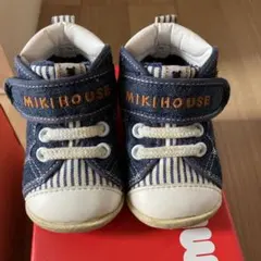 ミキハウス ファーストベビーシューズ ネイビー 12cm