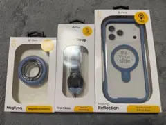 iFace Reflection ガラスクリア スマホケース➕計3点　ブルー系