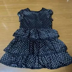 マザウェイズ ドレス　水玉模様ノースリーブワンピース 120cm