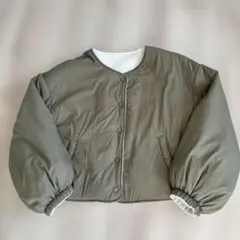 ZARAショート丈リバーシブルブルゾン