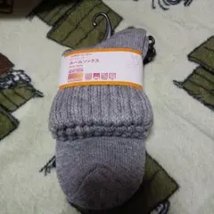 HEATTECH ルームソックス 23-25cm グレー