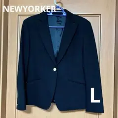 【NEWYORKER】黒 テーラードジャケット サイズ11AR(L)