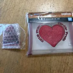 一番くじ ワンピース G賞メッシュポーチ i賞アクリルキーホルダー　キッド