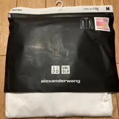ユニクロ　アレキサンダーワン　コラボ　ヒートテック　リブクルーネックT M
